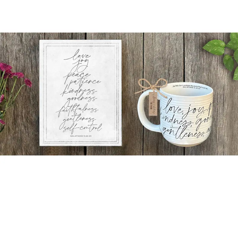 Mug White Fruit Of The Spirit Gal. 22-23 Dicksons Inc