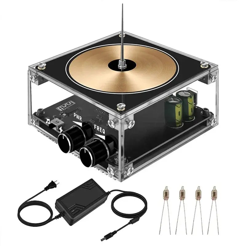 Multi-Function Tesla Music Tesla Coil Speaker, Wireless Transmission Lighting, Science and Education Experimental Products GreatEagleInc