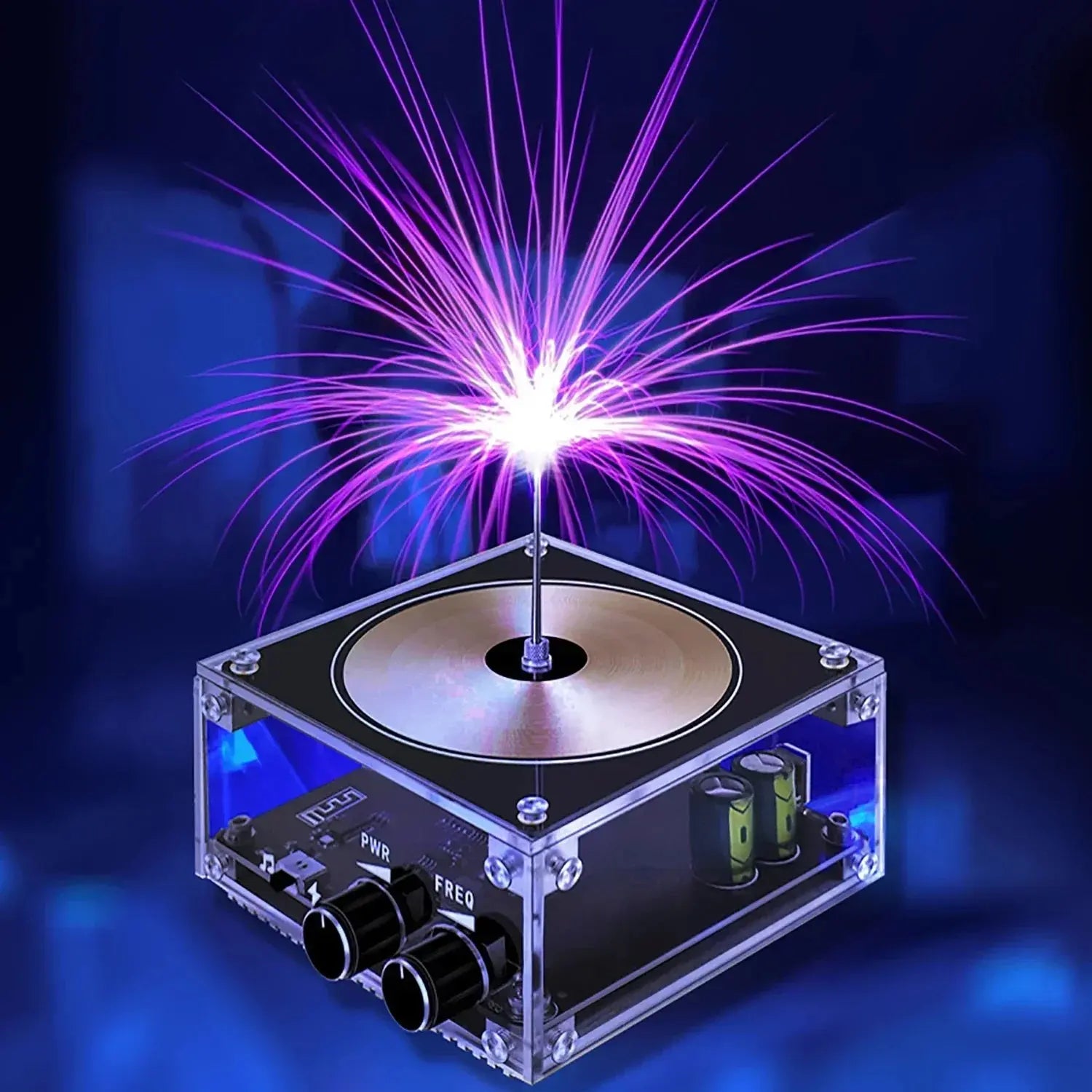 Multi-Function Tesla Music Tesla Coil Speaker, Wireless Transmission Lighting, Science and Education Experimental Products GreatEagleInc