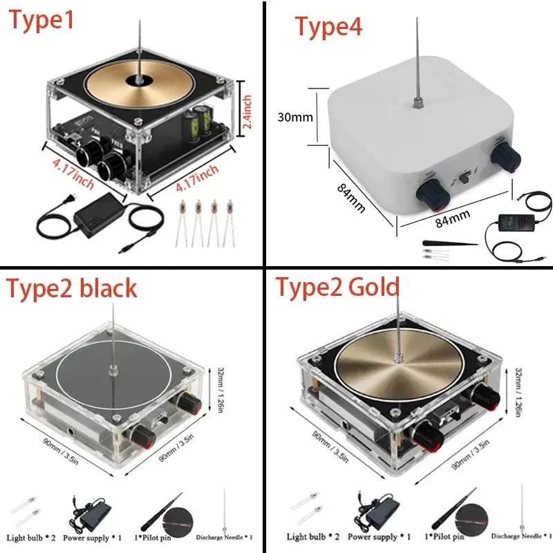 Multi-Function Tesla Music Tesla Coil Speaker, Wireless Transmission Lighting, Science and Education Experimental Products GreatEagleInc