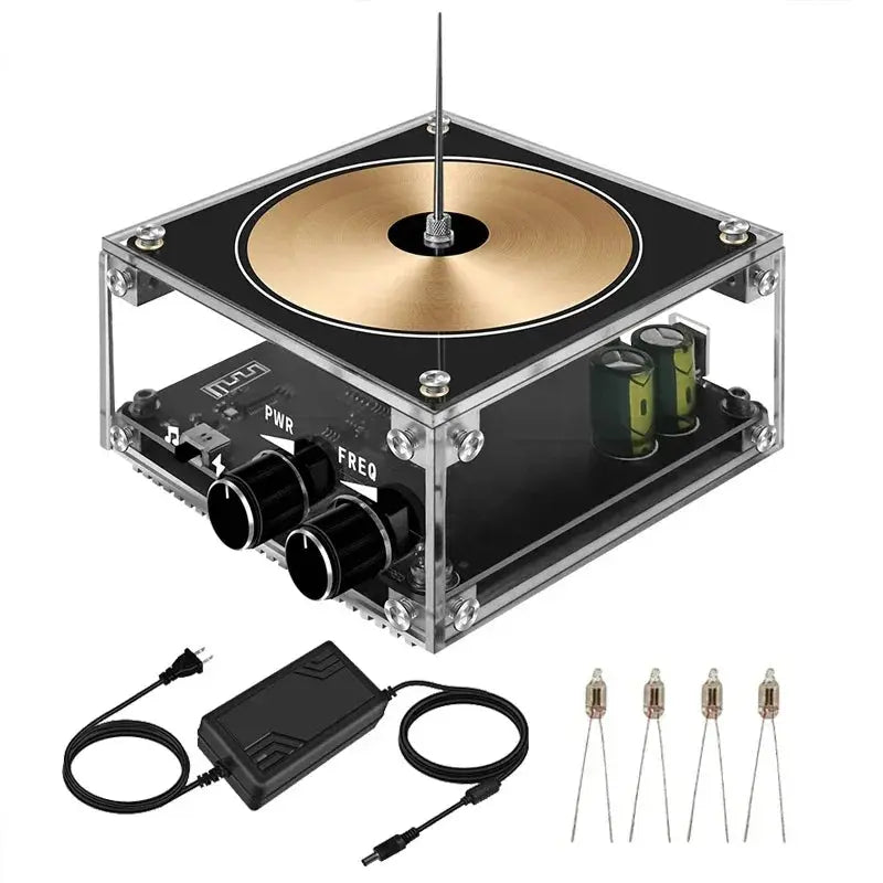 Multi-Function Tesla Music Tesla Coil Speaker, Wireless Transmission Lighting, Science and Education Experimental Products GreatEagleInc
