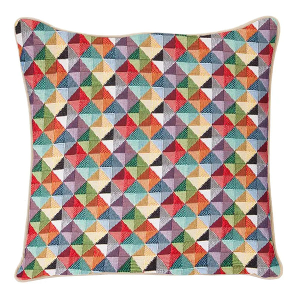 Multicolor Triangle Pillowcase/Cushion Cover Decorative Design Fashion Home Pillow Signare USA