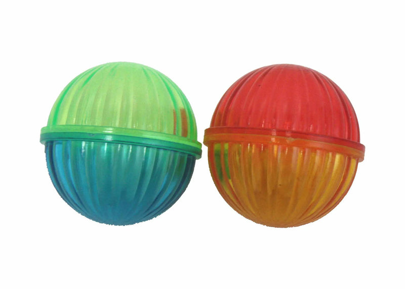 Multipet Lattice Ball Cat Toy Assorted Colors 1.5" 4pk Multipet