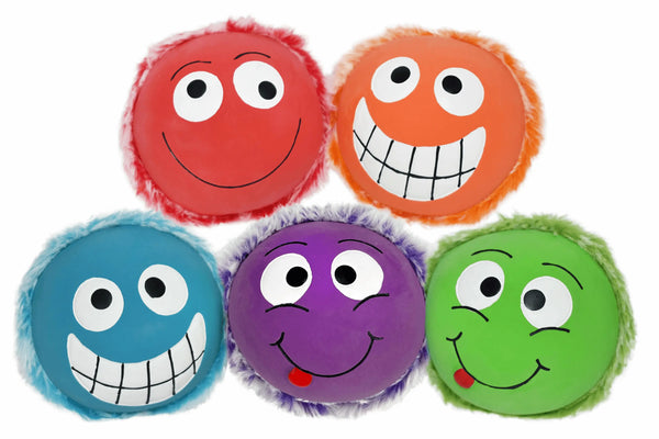 Multipet Minipet Plushy Peas Dog Fetch Toy Assorted Colors 2.5" Multipet