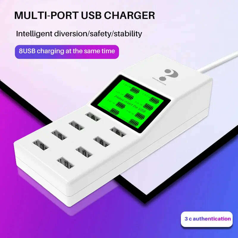 Multiple-Mobile-Phone-Charger-Wall-USB-Charging-Adapter-9.2A-US-EU-UK-AU-Plug-LCD-Display-Desktop-for-Xiaoomi-Huawei-IPhone-GreatEagleInc-334206231