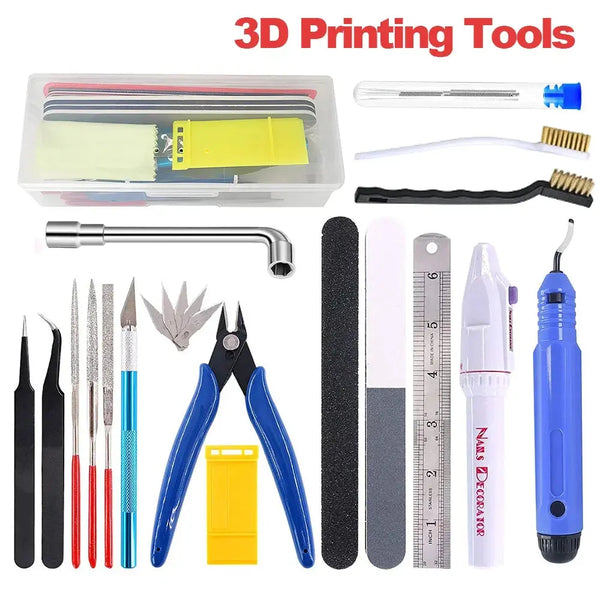 Multiple models 3D Printer Tool Kit Trimming Knife Scraper Cleaning Needle Tweezers Pliers Deburring Kit DIY 3D Printing Tools GreatEagleInc