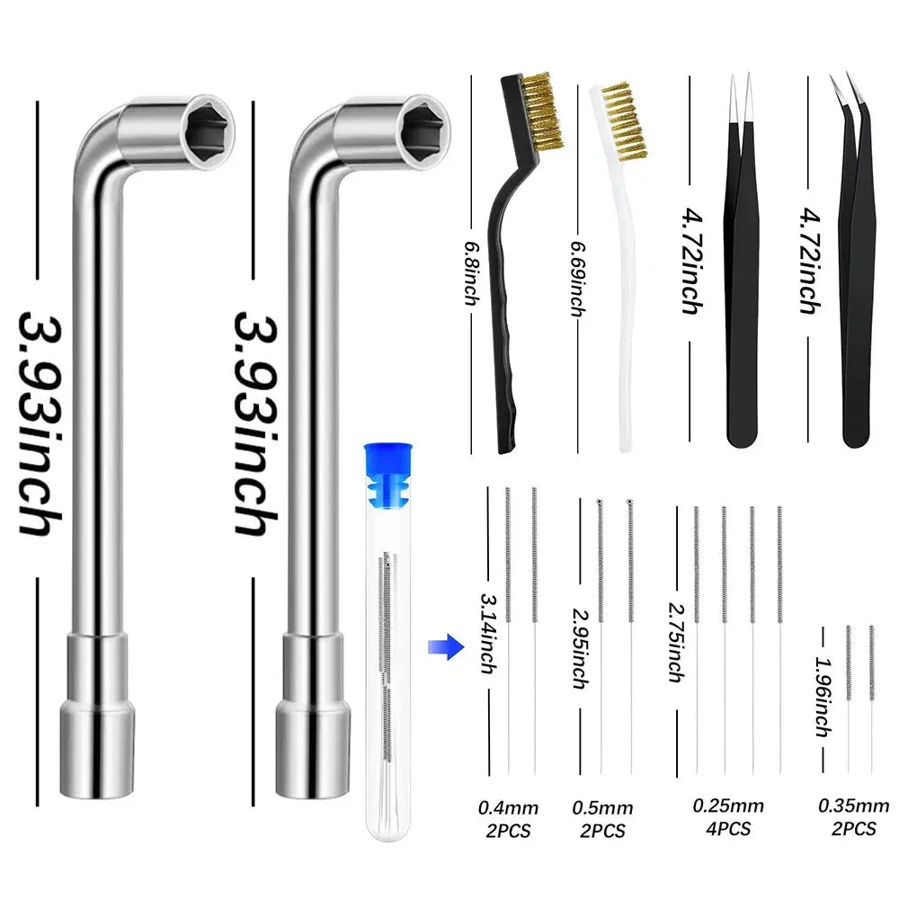 Multiple models 3D Printer Tool Kit Trimming Knife Scraper Cleaning Needle Tweezers Pliers Deburring Kit DIY 3D Printing Tools GreatEagleInc