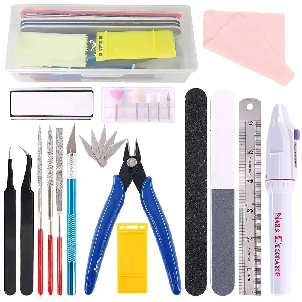 Multiple models 3D Printer Tool Kit Trimming Knife Scraper Cleaning Needle Tweezers Pliers Deburring Kit DIY 3D Printing Tools GreatEagleInc