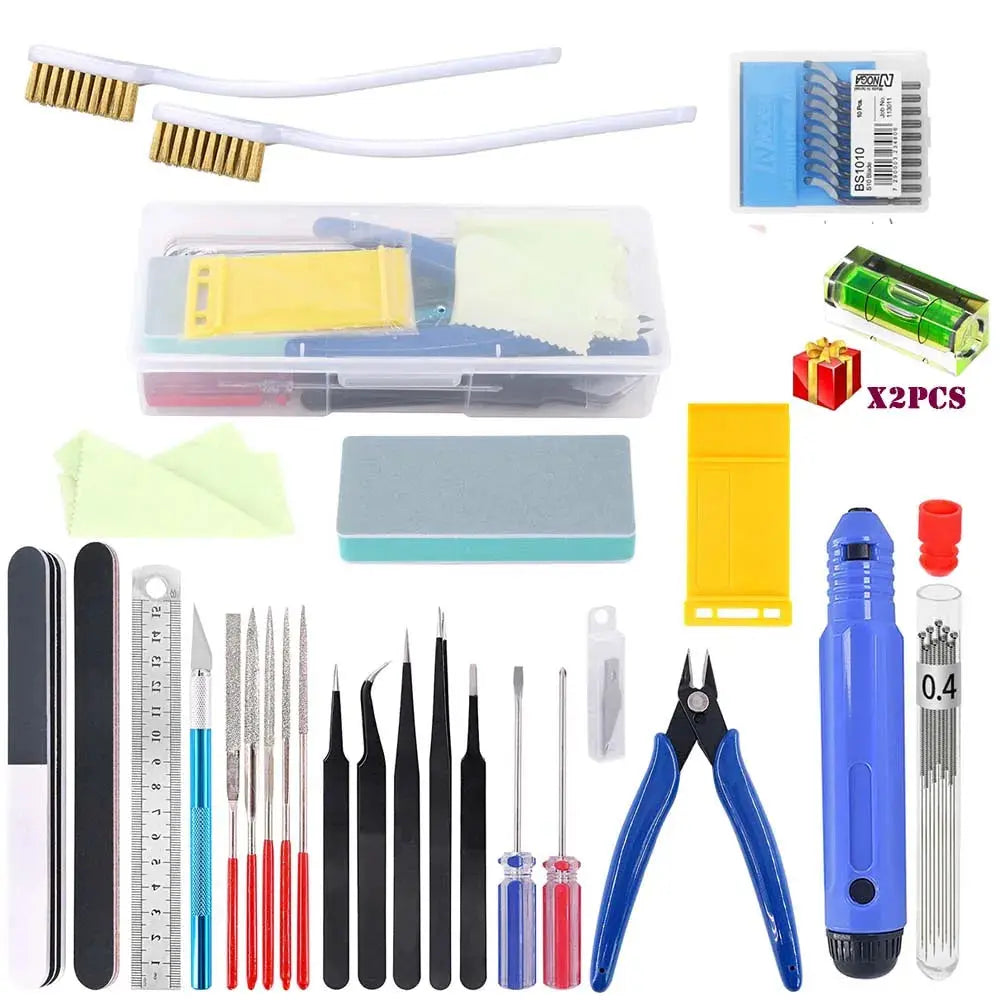 Multiple models 3D Printer Tool Kit Trimming Knife Scraper Cleaning Needle Tweezers Pliers Deburring Kit DIY 3D Printing Tools GreatEagleInc