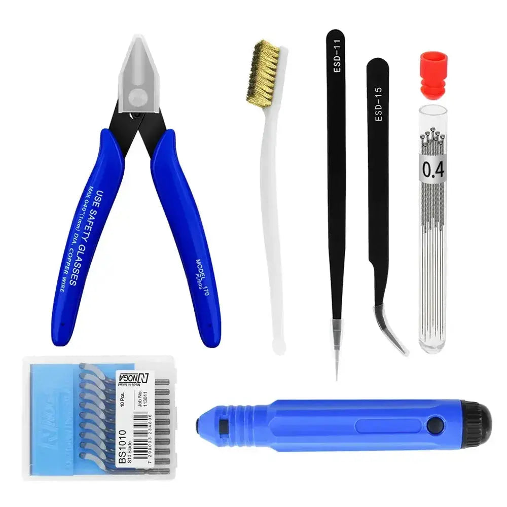 Multiple models 3D Printer Tool Kit Trimming Knife Scraper Cleaning Needle Tweezers Pliers Deburring Kit DIY 3D Printing Tools GreatEagleInc