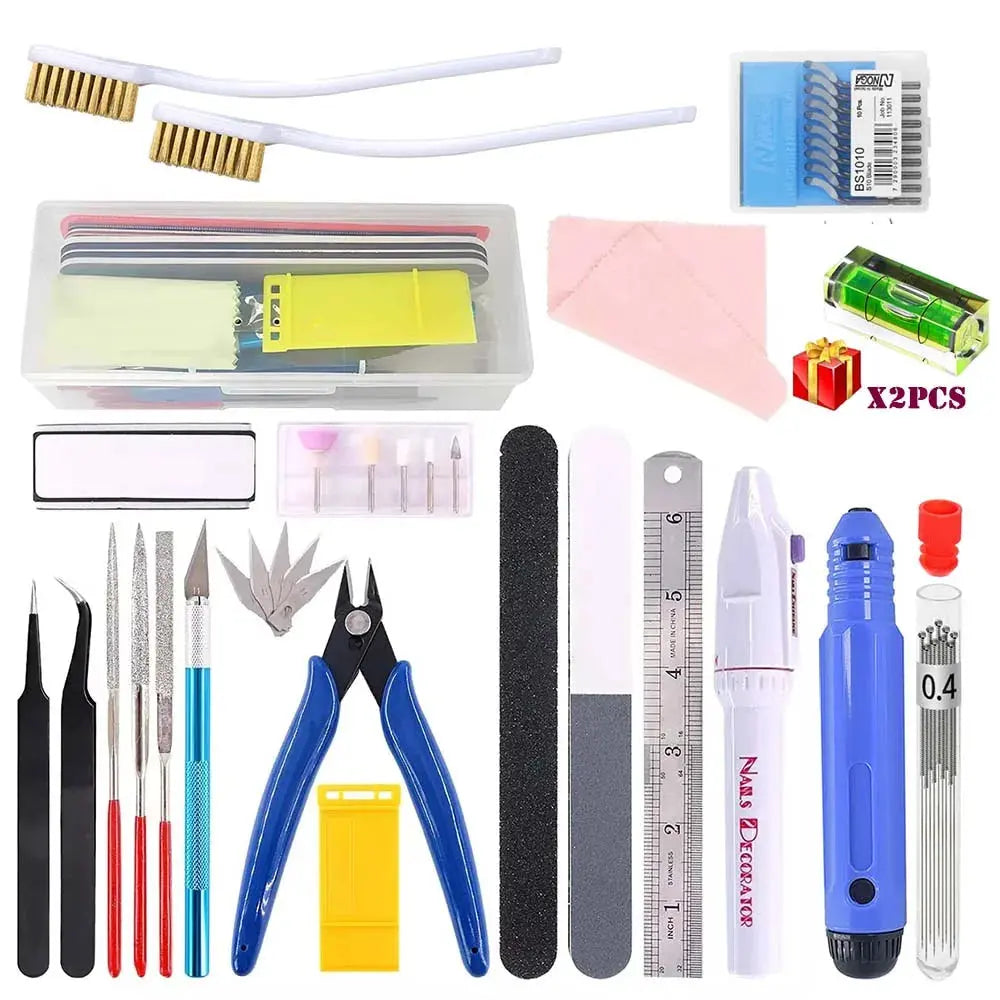 Multiple models 3D Printer Tool Kit Trimming Knife Scraper Cleaning Needle Tweezers Pliers Deburring Kit DIY 3D Printing Tools GreatEagleInc