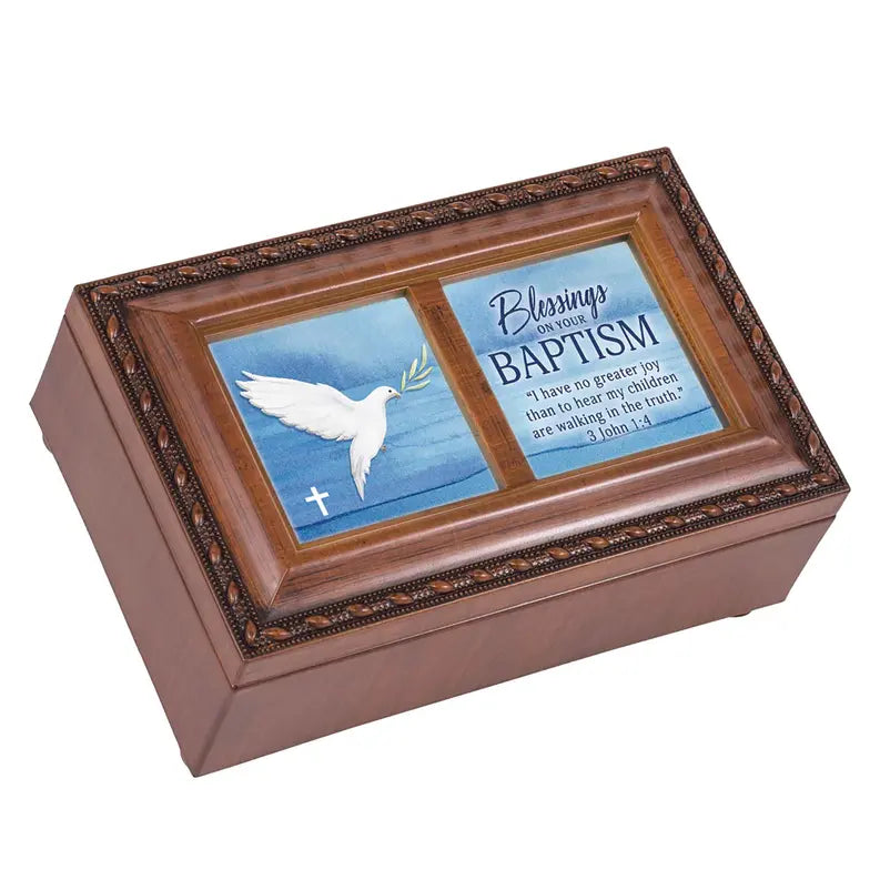 Music Box Petite Baptism 3 John 1:4 Dicksons Inc