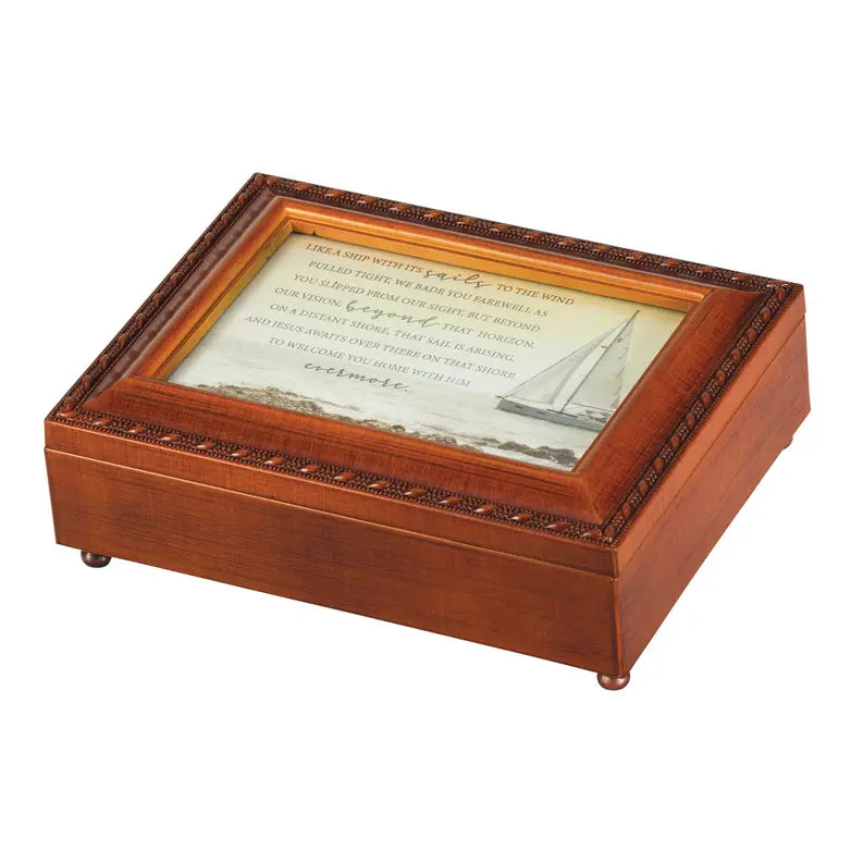 Music Box Sailboat We Bade You Farewell Dicksons Inc