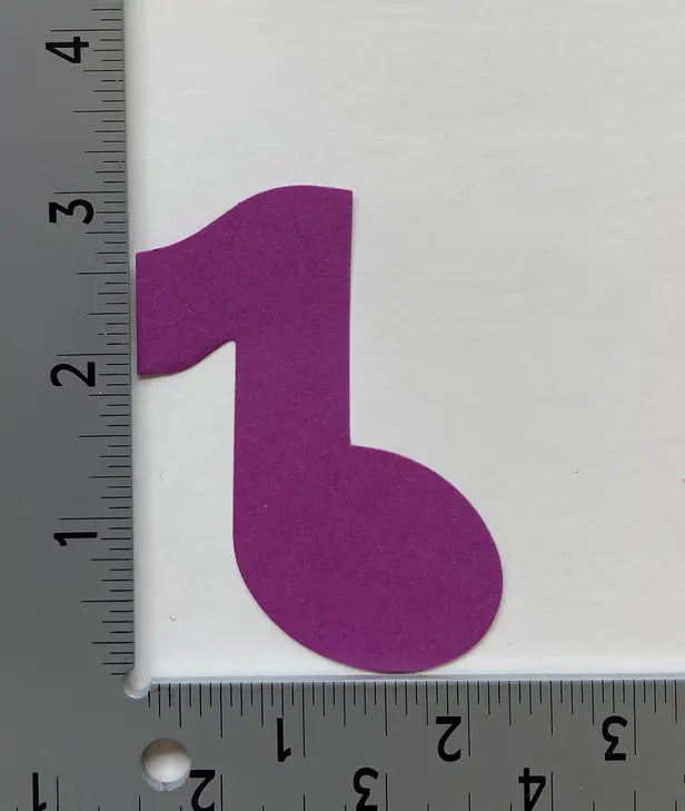 Music Note Assorted Color Creative Cut-Outs Creative Shapes
