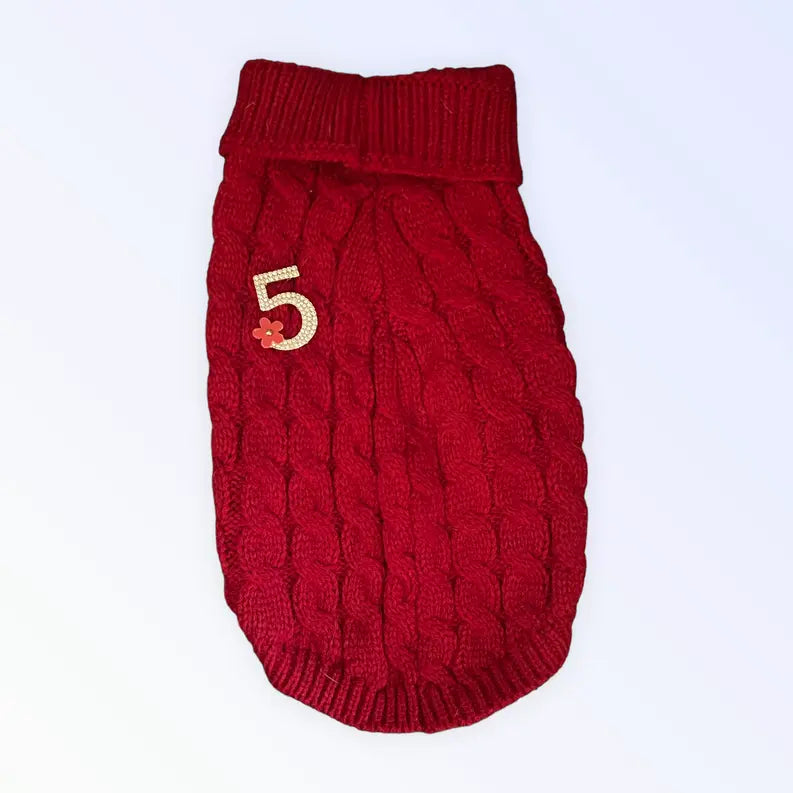 My Cozy No. 5 Knit Sweater Bark Fifth Avenue