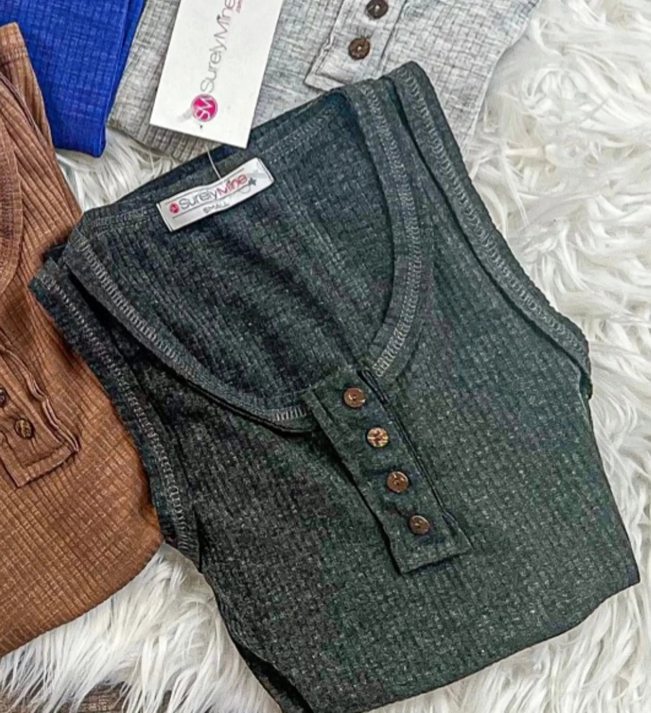 My Everyday Washed Ribbed Tank Top SurelyMine