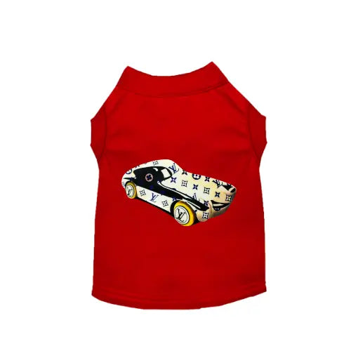 My Fancy Race Car Dog Tee Bark Fifth Avenue