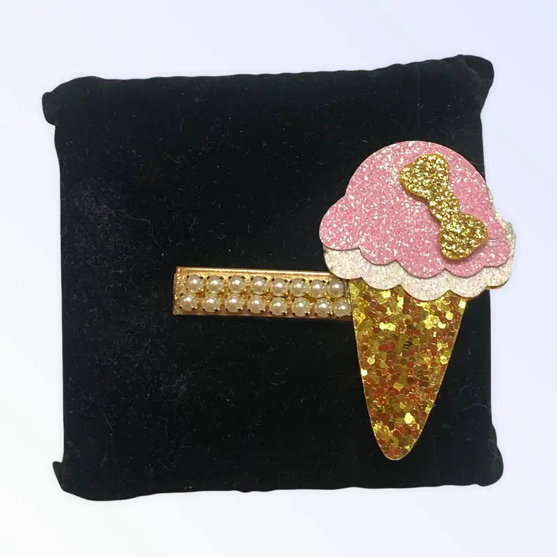 My Little Ice Cream Cone Hair Barrettes Bark Fifth Avenue
