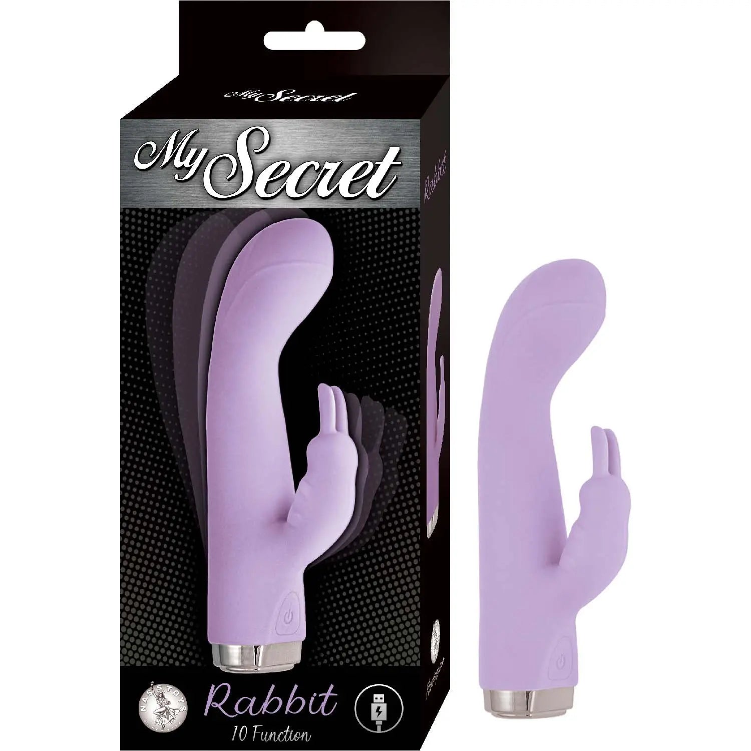 My Secret Rabbit Purple Nasstoys