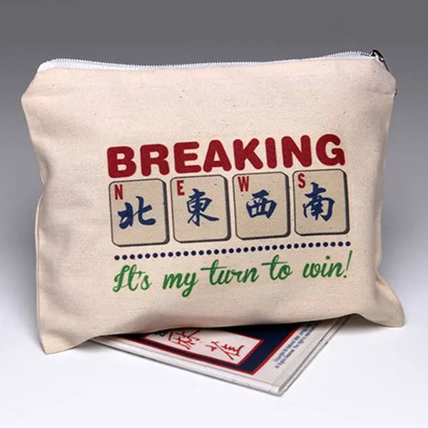 My Turn Mah Jongg Pouch LIANE FRIED STUDIO