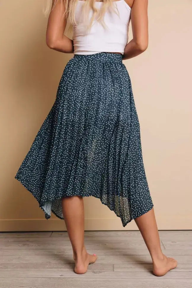 Myers Printed Maxi Skirt Stay Warm in Style