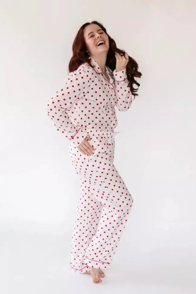 Myra Women's Long Sleeve Shirt & Pajama Set Alto Modas