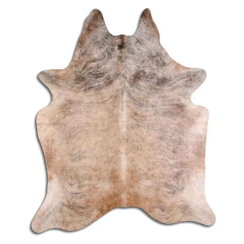 NATURAL HAIR ON COWHIDE BEIGE BRINDLE MODA-DBK