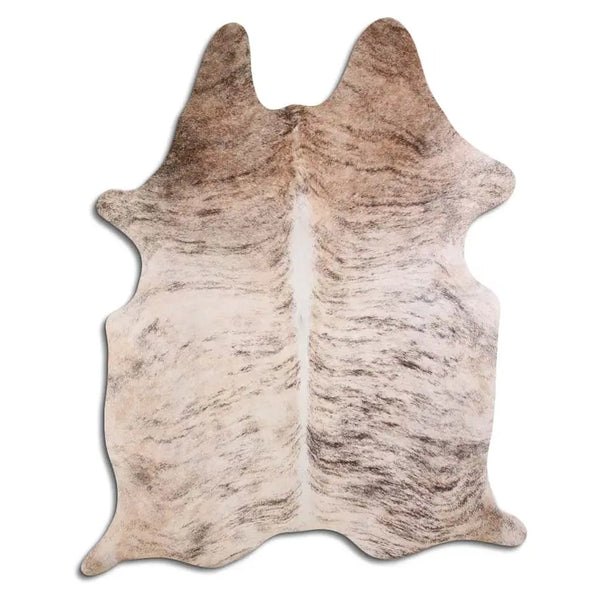 NATURAL HAIR ON COWHIDE BEIGE BRINDLE MODA-DBK
