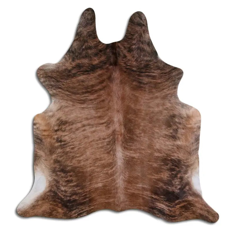 NATURAL HAIR ON COWHIDE BEIGE BRINDLE MODA-DBK