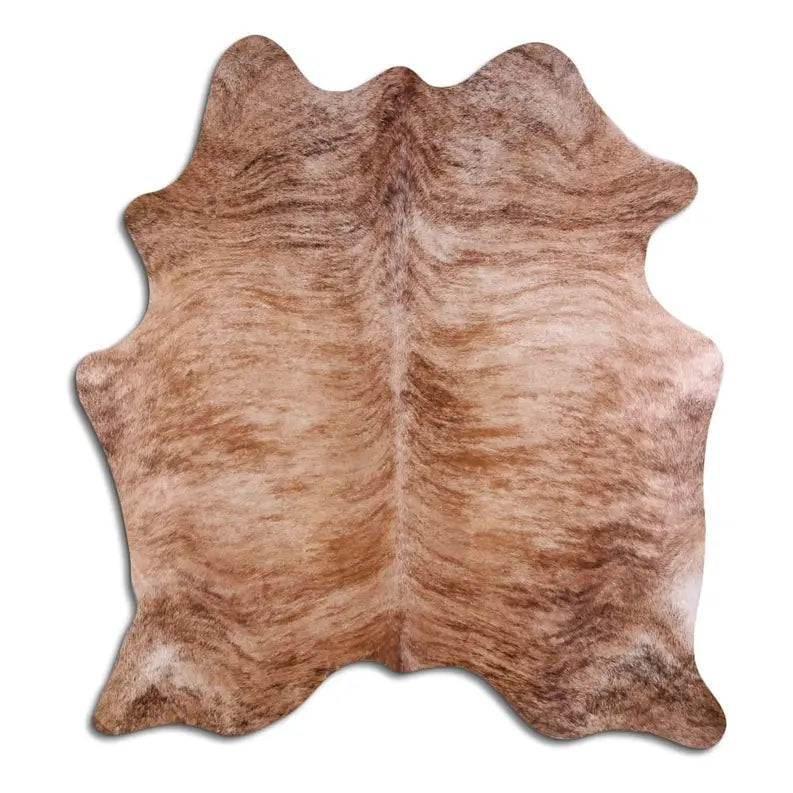 NATURAL HAIR ON COWHIDE BEIGE BRINDLE MODA-DBK