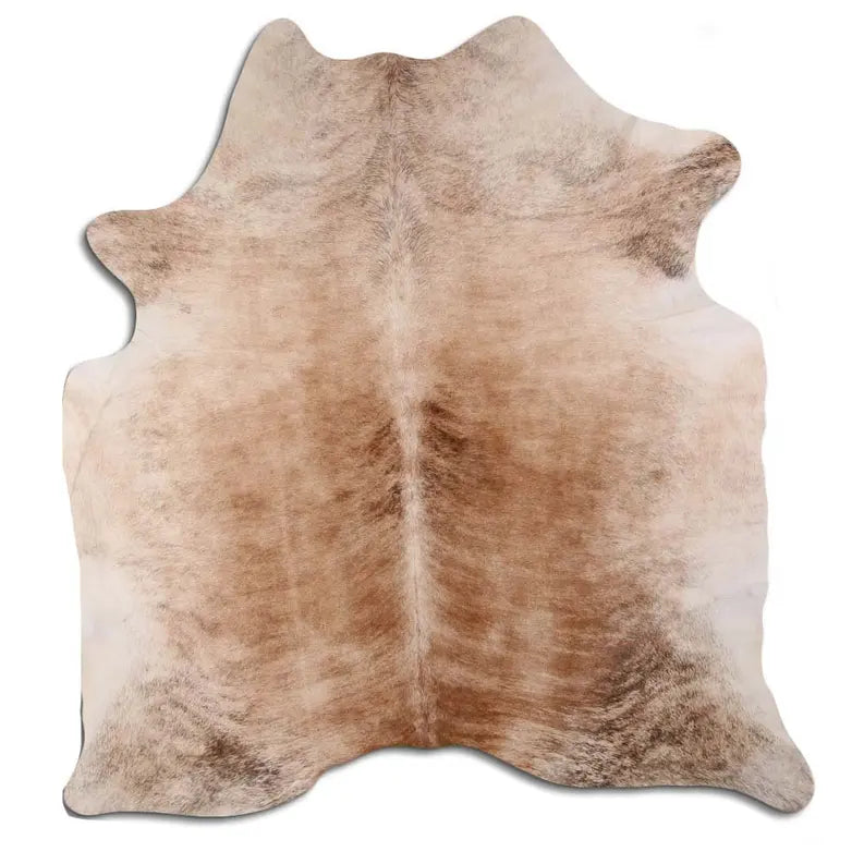 NATURAL HAIR ON COWHIDE BEIGE BRINDLE MODA-DBK