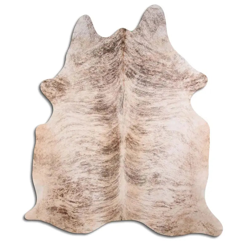 NATURAL HAIR ON COWHIDE BEIGE BRINDLE MODA-DBK