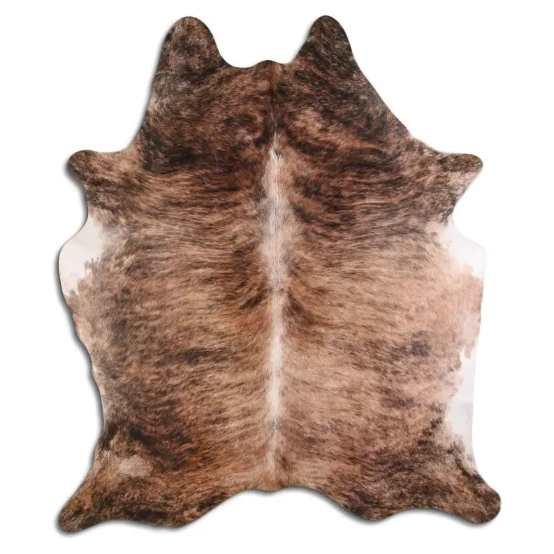 NATURAL HAIR ON COWHIDE BEIGE BRINDLE MODA-DBK