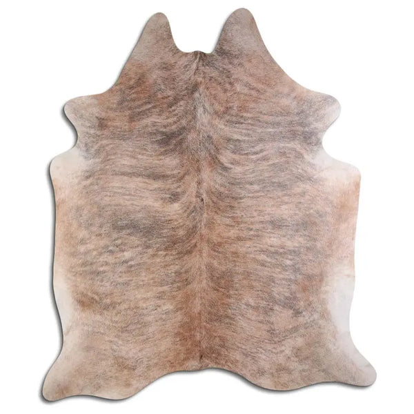 NATURAL HAIR ON COWHIDE BEIGE BRINDLE MODA-DBK