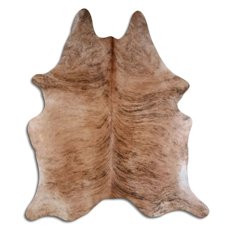 NATURAL HAIR ON COWHIDE BEIGE BRINDLE MODA-DBK