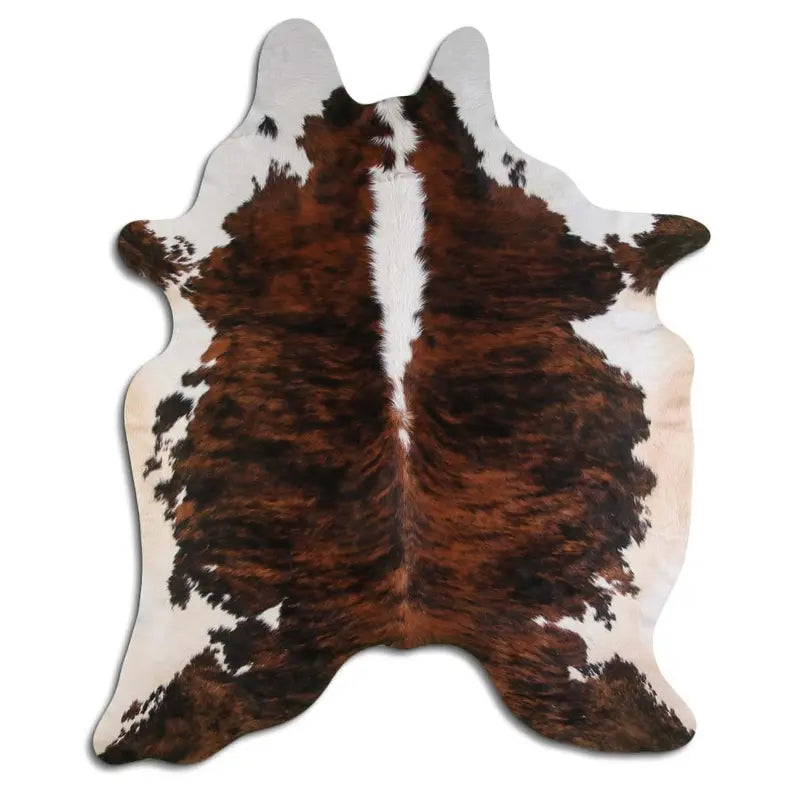 NATURAL HAIR ON COWHIDE EXOTIC WHITE BELLY BACKBONE MODA-DBK