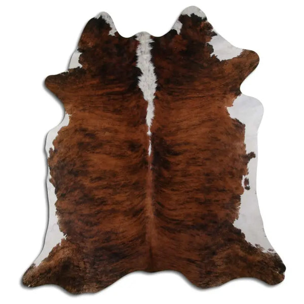 NATURAL HAIR ON COWHIDE EXOTIC WHITE BELLY BACKBONE MODA-DBK