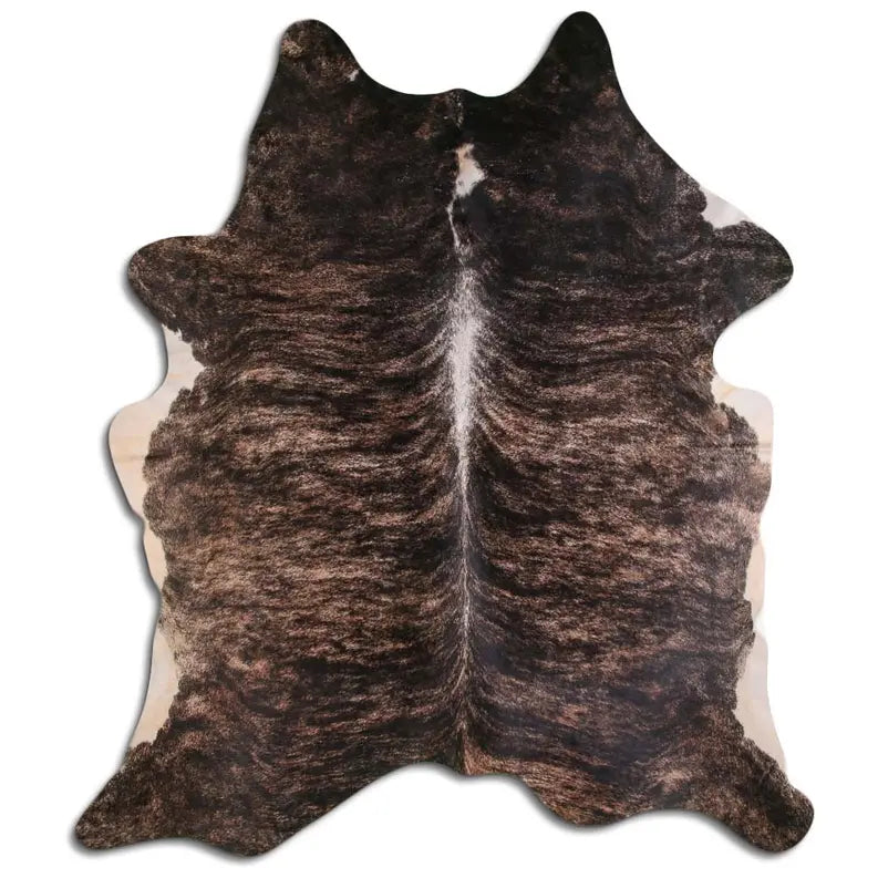NATURAL HAIR ON COWHIDE EXOTIC WHITE BELLY BACKBONE MODA-DBK