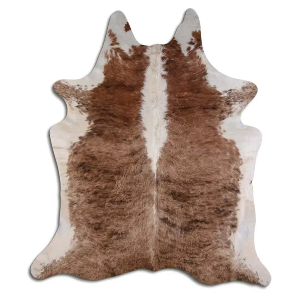 NATURAL HAIR ON COWHIDE EXOTIC WHITE BELLY BACKBONE MODA-DBK