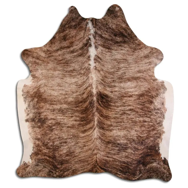 NATURAL HAIR ON COWHIDE EXOTIC WHITE BELLY BACKBONE MODA-DBK