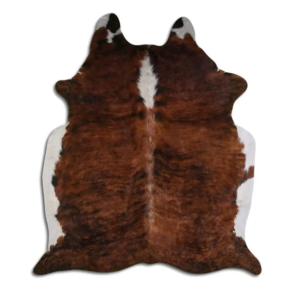 NATURAL HAIR ON COWHIDE EXOTIC WHITE BELLY BACKBONE MODA-DBK