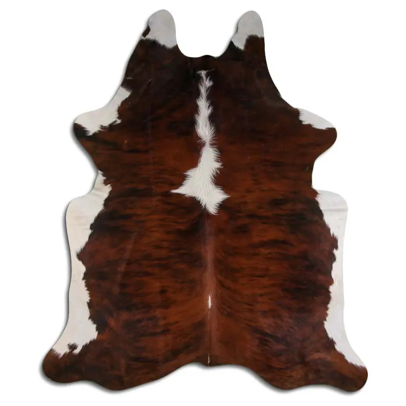 NATURAL HAIR ON COWHIDE EXOTIC WHITE BELLY BACKBONE MODA-DBK