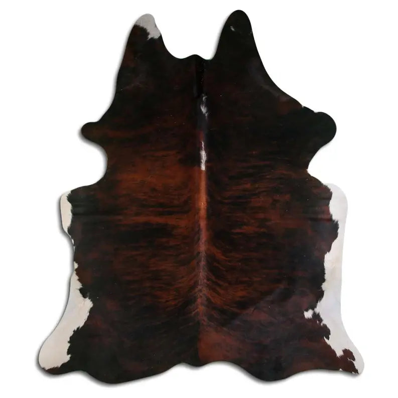 NATURAL HAIR ON COWHIDE EXOTIC WHITE BELLY BACKBONE MODA-DBK