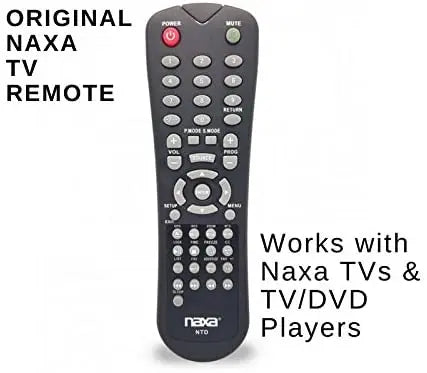 NAXA Original Replacement Remote Control for Naxa NT and NTD Model 12 Volt TVs and TV/DVD Combo Players Naxa Electronics