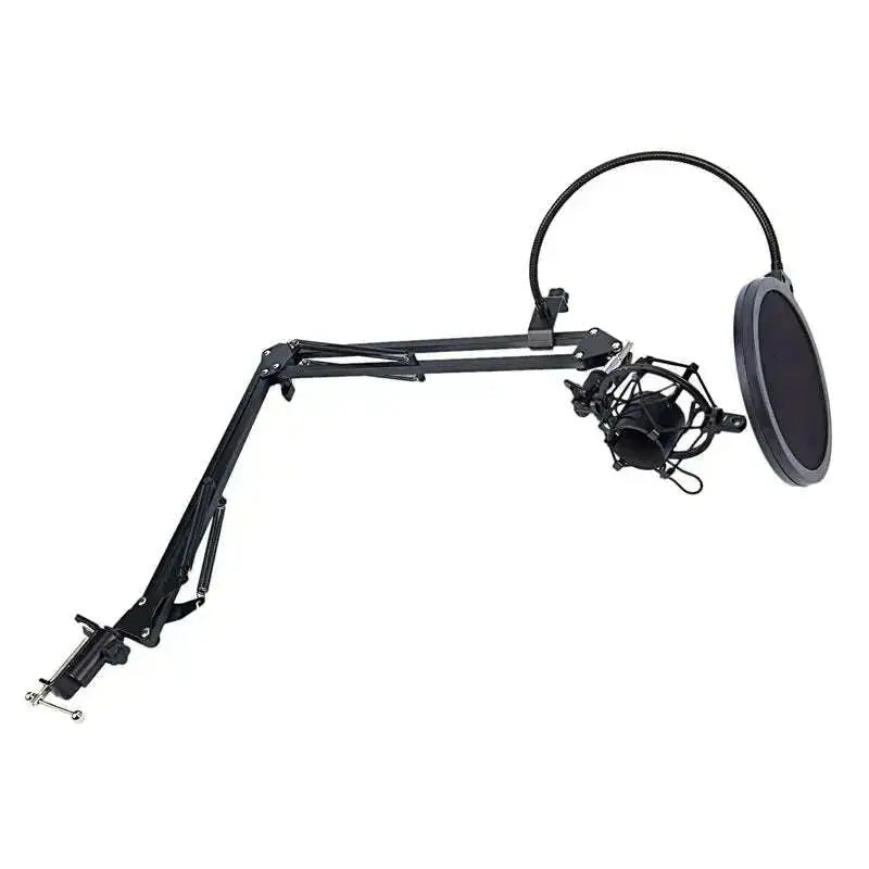 NB-35-Microphone-stand-Scissor-Arm-Stand_-Pantograph-For-Mic-_Table-Mounting-Clamp_NW-Filter-Windscreen-Shield-_-Metal-Mount-Kit-GreatEagleInc-334212513
