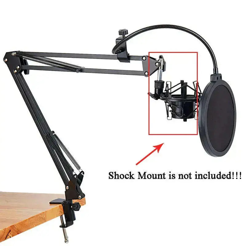 NB-35-Microphone-stand-Scissor-Arm-Stand_-Pantograph-For-Mic-_Table-Mounting-Clamp_NW-Filter-Windscreen-Shield-_-Metal-Mount-Kit-GreatEagleInc-334212815