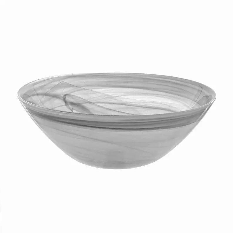 NUAGE 6" Glass Soup Bowl Red Pomegranate Collection