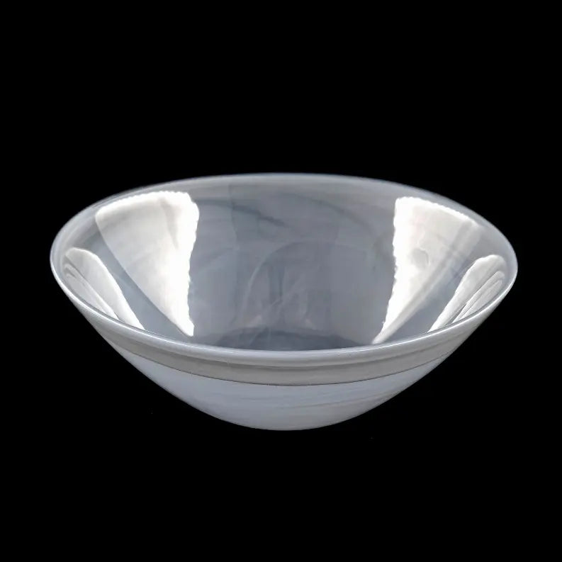 NUAGE 6" Glass Soup Bowl Red Pomegranate Collection