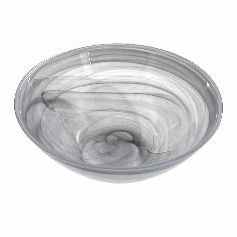 NUAGE 6" Glass Soup Bowl Red Pomegranate Collection