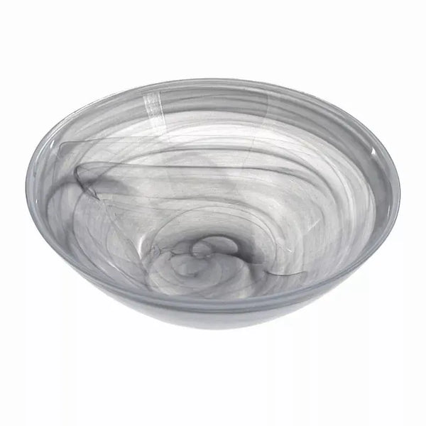NUAGE 6" Glass Soup Bowl Red Pomegranate Collection